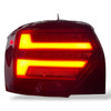 Smoked LED back rear tail lights with dynamic indicator for VW Polo MK6 2017-