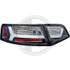 Crystal Clear LED back rear tail lights Dynamic Indicator for Audi A6 2008-11