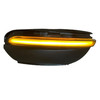 Pair black smoked LED dynamic wing mirror indicators for VW
