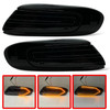 Pair smoked black Dynamic Sequential side repeater indicator blinkers for Mini F55 F56 F57