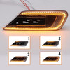 Dynamic LED Side Marker Repeaters Indicator lights Clear For Mini Cooper F54 Clubman 2015-