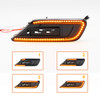 Dynamic LED Side Marker Repeaters indicator lights Smoked For Mini Cooper F54 Clubman 2015-