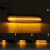 Dynamic LED Side Marker Repeaters lights smoke For R60 Countryman 12-17 R61 Paceman 12-17