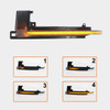 LED Dynamic Side Mirror indicator lights Smoked For Audi A3 8P 2008-2010 Audi A4 B8 2008-2010 Audi A5 8F 8T 2007-2009 Audi A6 C6 4F 2008-2010 Audi Q3 8U 2011-2019