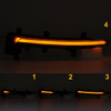 Dynamic LED Side Mirror indicator lights Smoked For AUDI TT TTS TTRS COUPE CABRIO 06-14 AUDI R8 07-16