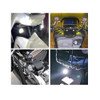 Car / Motorcycle mini LED spotlight headlight white / yellow 12v 24v