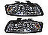 For Audi A4 B6 8E 01-05 Chrome LED DRL Projector Headlights Lighting Lamp Part