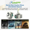 D1S LiteSync LED Xenon HID Headlight Bulbs – 6000K Bright White, 13,000LM, 96W (Pair)