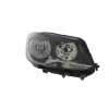 For VW Touran &amp; For VW Caddy 10/10-15 Headlight (TWIN) H15/H7 Black W/MTR Right
