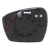 For Ford Galaxy &amp; S-MAX 15> HEAT ASPH INC. Blind/SPOT wing mirror glass Right