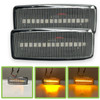 Dynamic Side Repeaters indicator lights Clear Black For E-Class W210 1995-2002