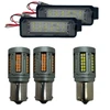 Rear LED upgrade bulb kit for Seat Leon MK2 2005-2013 with Amber Indicator