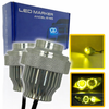 For BMW 5 Series E60 E61 Lci 80w LED Lemon yellow Angel Eye Halo bulbs