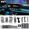18 in 1 Full LED Bead Symphony Dream Car Interior Ambient Lighting Wireless Kit