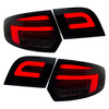 Back Rear Tail Lights dynamic LED Smoke for Audi A3 2003-08 sportback