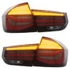 LCi Style LED Rear Tail Lights Pair for BMW F30 F80 M3 2011Ã¢â‚¬â€œ20 Smoked Dynamic