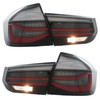 LCi Style LED Rear Tail Lights Pair for BMW F30 F80 M3 2011Ã¢â‚¬â€œ20 Smoked Dynamic