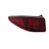 For Hyundai Kona 17-21 Outer Rear Tail Light Lamp Non-LED Red left
