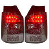 Pair Back Rear Tail Lights for VW TRANSPORTER T5.5 10-15 TAILGATE Smoked LED