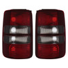 Pair Back Rear Tail Lights for VW Caddy 2dr 2010-16 dark red smoked