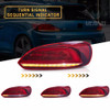 Pair LED Rear Tail Lights for VW Scirocco 2008–2014 – Red/Clear, Dynamic Indicators