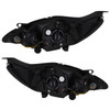 For Ford KA 2008-2017 Black Projector Headlights LED DRL Pair LH+RH