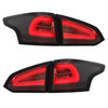 Pair Back Rear Tail Lights for Ford Focus ESTATE MK3 2011-18 LED Smoked Dynamic