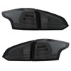 Pair Back Rear Tail Lights for Ford Focus ESTATE MK3 2011-18 LED Smoked Dynamic
