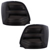 Pair Back Rear Tail Lights for VW Polo 6R 6C 2009-16 Full LED Dynamic Smoked