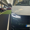 For VW TRANSPORTER T6.1 2019-23 Gloss Black LED DRL DYNAMiC IND Headlights