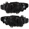 For BMW 3 Series F30 F31 2011-15 Black projector headlights LED ANGEL EYES Halo