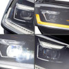 For VW Transporter T6.1 2020-25 Black FULL LED Headlights Lamps RHD