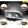 For VW Transporter T6.1 2020-25 Black FULL LED Headlights Lamps RHD
