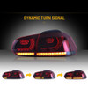 LED Tail Lights Pair for VW Golf MK6 09-13 GTi Style Dynamic Indicators