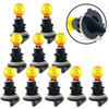 10 x 12V PWY24W with socket 24W amber yellow indicator light bulbs 12174