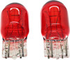 2 x 580 W21W/5W Red bulb stop tail fog light bulb 7443 capless