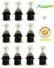 10 X 12V 26W PSX26W clear white bulbs DRL PG18.5D-3
