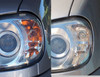 10 x Silver Chrome 581 1157 Bau15S Py21W Amber Yellow Orange Indicator Bulbs