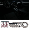 5pcs Cool White 12V Car Ambient Neon EL Wire Rope LED Interior Lighting