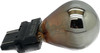 2 x 3157 replacement chrome silver amber indicator bulb 12v PY27/7W 183