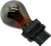 2 x 3157 replacement chrome silver amber indicator bulb 12v PY27/7W 183