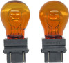 2 x 3157 replacement amber yellow indicator bulb PY27/7W 183