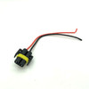 H8 H11 H16 Headlight Bulb Repair Socket Plug Connector with Wires 12V 24V