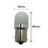 Red 12V 24V BAW15S PR21W 191 LED Bulb Diffused Lens 10-30V Stop Tail Fog 300LM