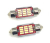 36mm 12 LED 4014SMD canbus error free xenon white light bulb bright 239