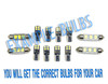 Interior LED Lights Bulbs Kit 8 Pieces Boot Middle Roof For Audi A4 B7 04-08