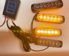 4 x Strobe Led Lights Flashing Recovery Truck Van Remote 12v 24v