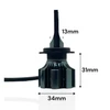 LiteSync H7 H15 501 LED Headlight Bulbs Kit upgrade 12v Canbus Error Free