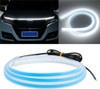 1.2M White LED Bonnet Hood Light Strip | DRL Flexible Waterproof 12V