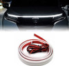 1.5M White LED Bonnet Hood Light Strip | DRL Flexible Waterproof 12V